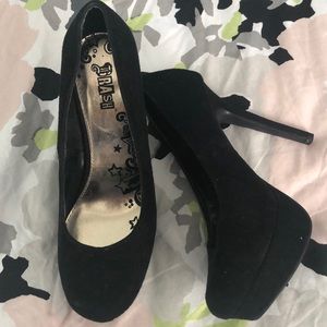 Black Suede Heels